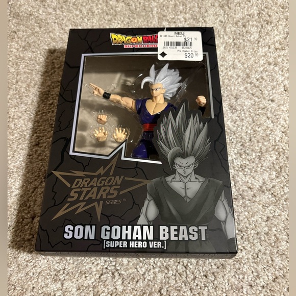 Bandai Namco Other - New Dragon Ball Super Hero Beast Gohan Dragon Stars Collectable Action Figure